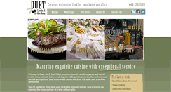 Desktop Screenshot of duetcatering.com