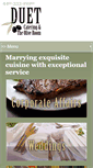 Mobile Screenshot of duetcatering.com